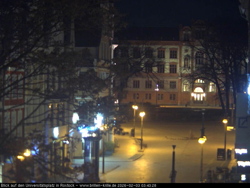 Archived image Webcam Rostock (University square)