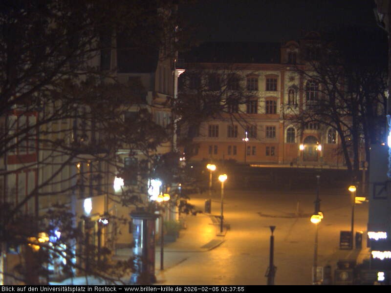 Archiv Foto Webcam Rostock - Universitätsplatz