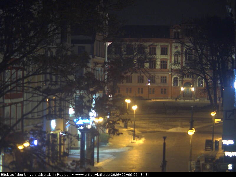 Archiv Foto Webcam Rostock - Universitätsplatz