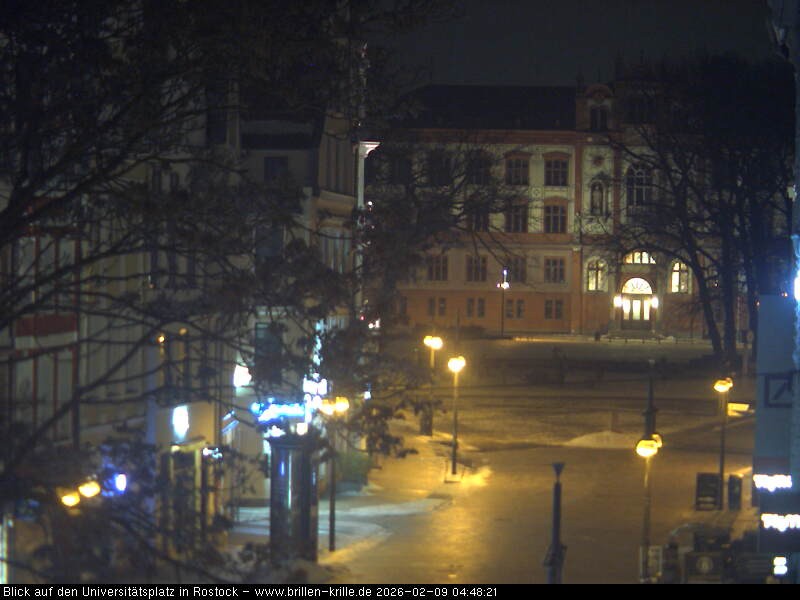 Archiv Foto Webcam Rostock - Universitätsplatz