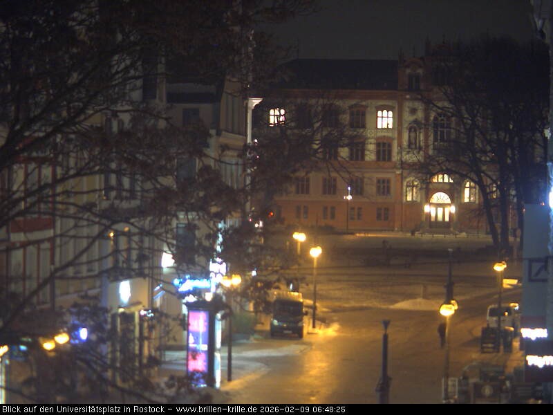 Archiv Foto Webcam Rostock - Universitätsplatz