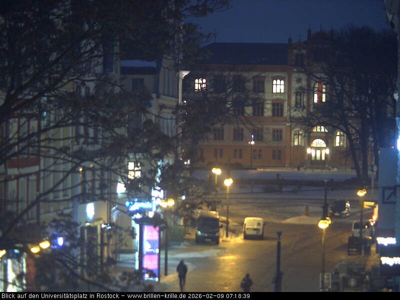 Archiv Foto Webcam Rostock - Universitätsplatz