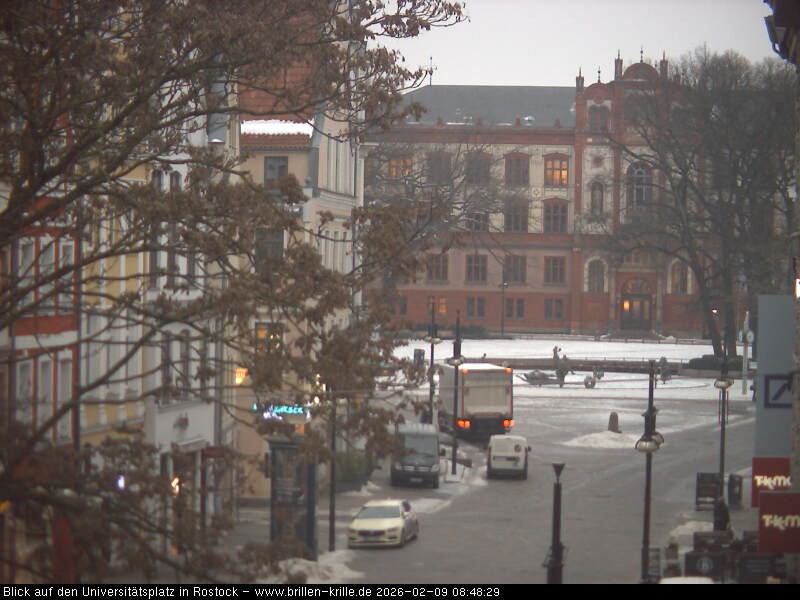Archiv Foto Webcam Rostock - Universitätsplatz