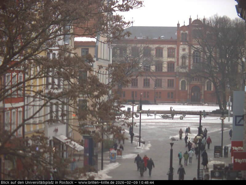 Archiv Foto Webcam Rostock - Universitätsplatz