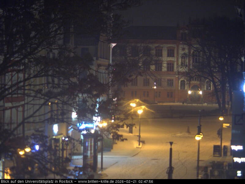 Archiv Foto Webcam Rostock - Universitätsplatz