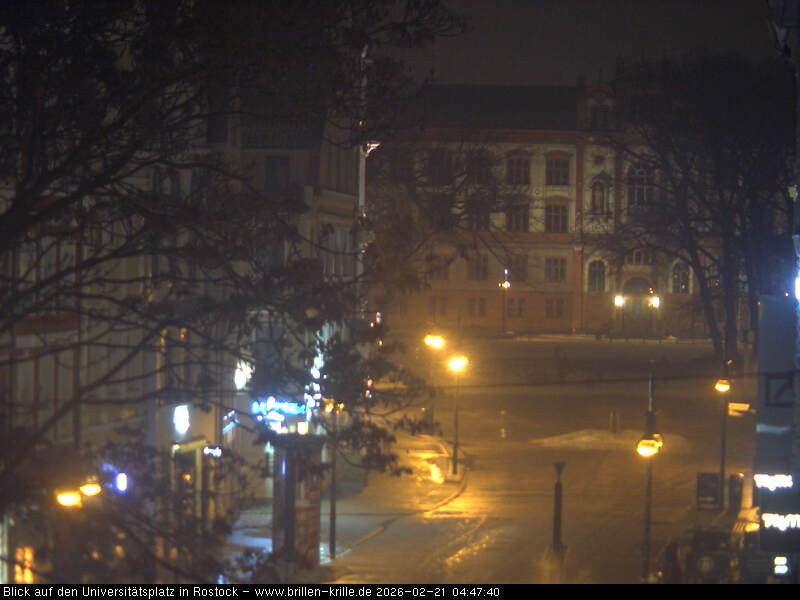 Archiv Foto Webcam Rostock - Universitätsplatz