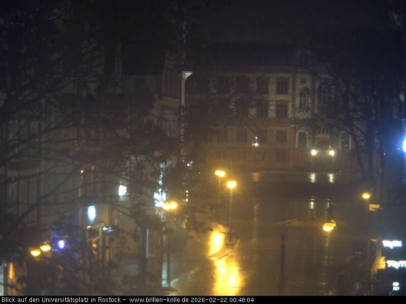 Archiv Foto Webcam Rostock - Universitätsplatz