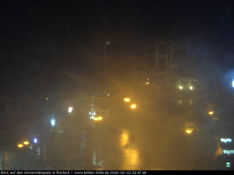 Archiv Foto Webcam Rostock - Universitätsplatz