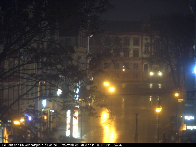 Archiv Foto Webcam Rostock - Universitätsplatz