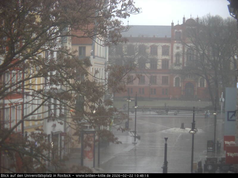 Archiv Foto Webcam Rostock - Universitätsplatz