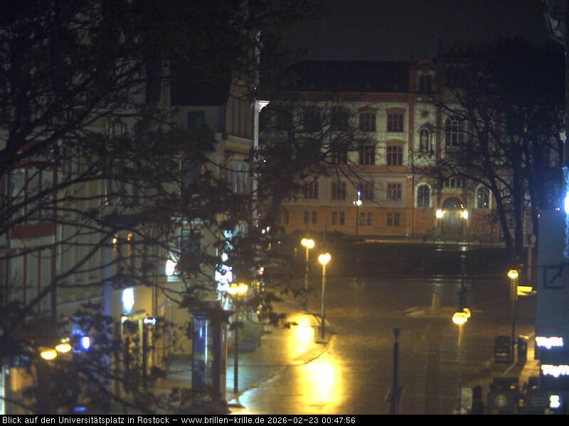 Archived image Webcam Rostock (University square)