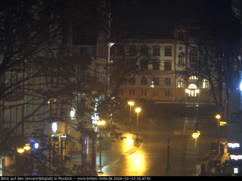 Archived image Webcam Rostock (University square)
