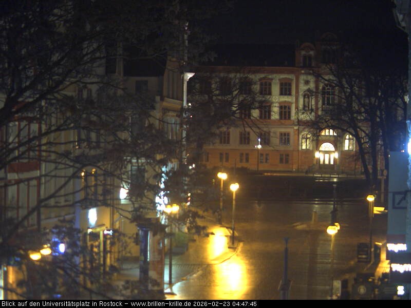 Archived image Webcam Rostock (University square)