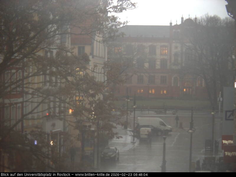 Archived image Webcam Rostock (University square)