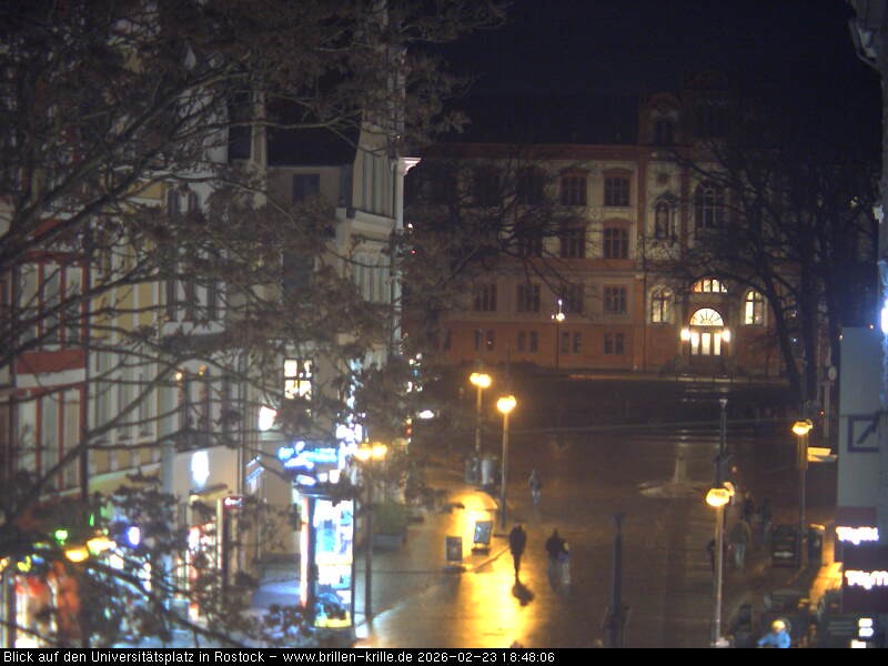 Archiv Foto Webcam Rostock - Universitätsplatz
