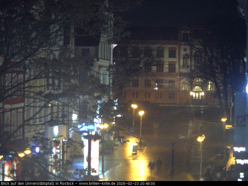 Archiv Foto Webcam Rostock - Universitätsplatz