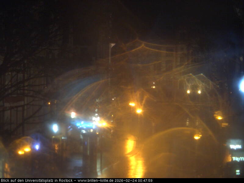 Archiv Foto Webcam Rostock - Universitätsplatz