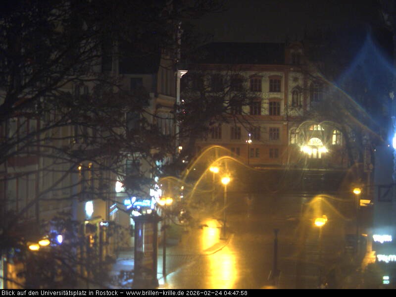 Archiv Foto Webcam Rostock - Universitätsplatz