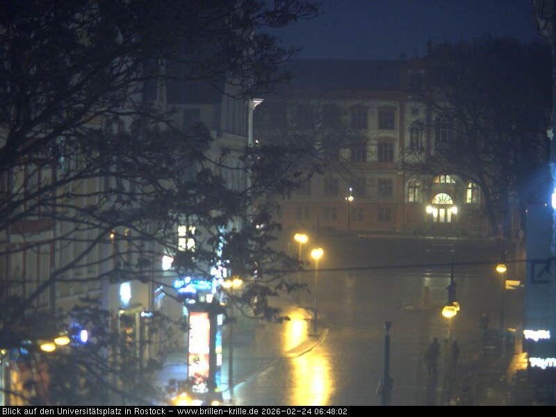 Archiv Foto Webcam Rostock - Universitätsplatz
