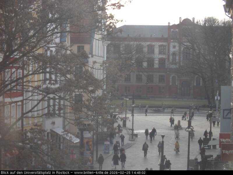 Archived image Webcam Rostock (University square)