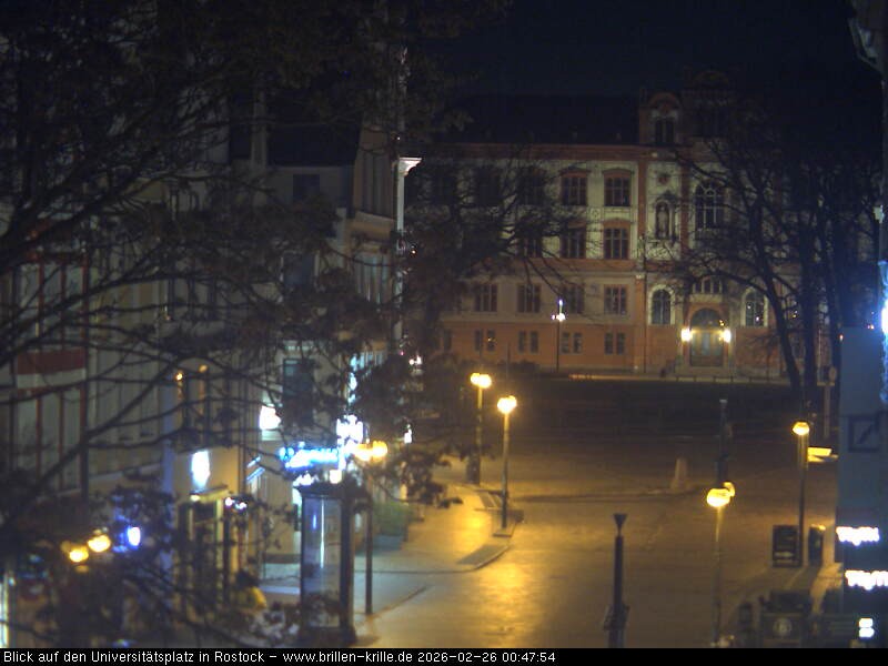 Archived image Webcam Rostock (University square)