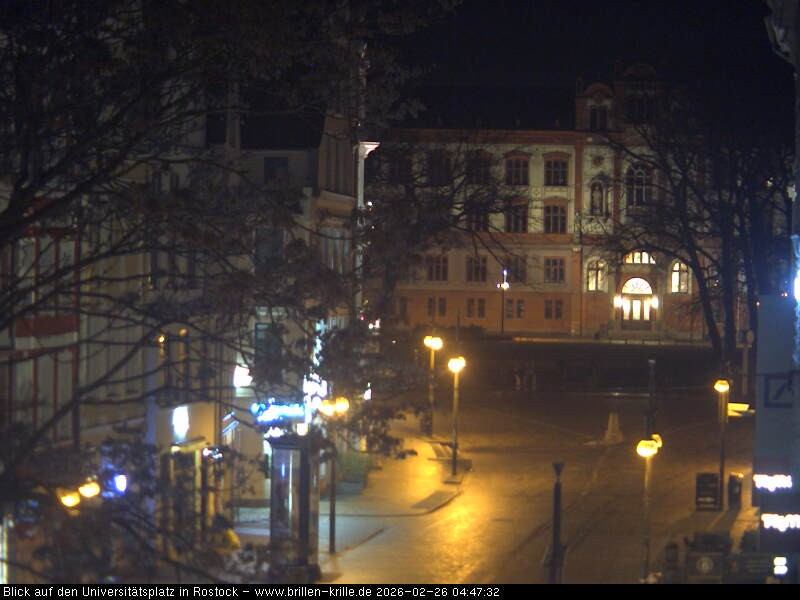Archived image Webcam Rostock (University square)