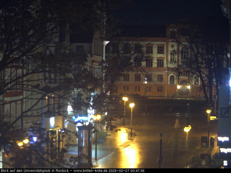 Archived image Webcam Rostock (University square)