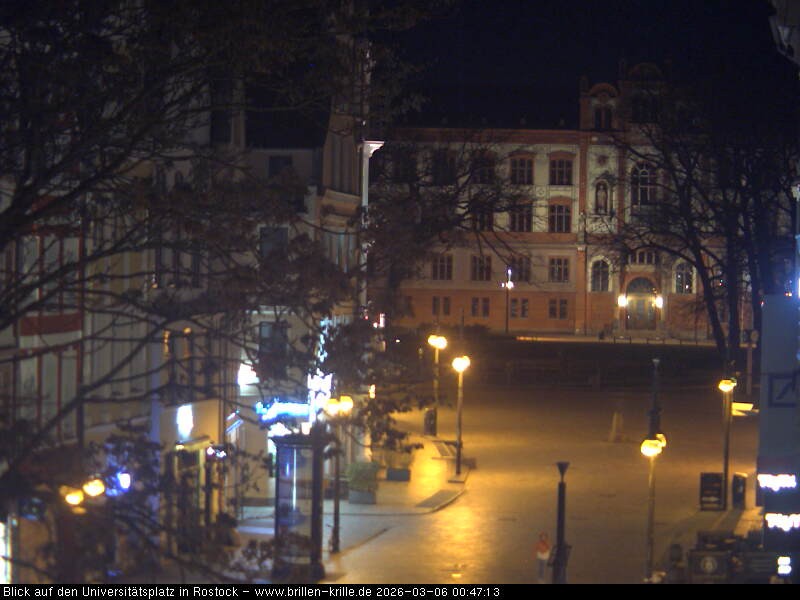 Archiv Foto Webcam Rostock - Universitätsplatz