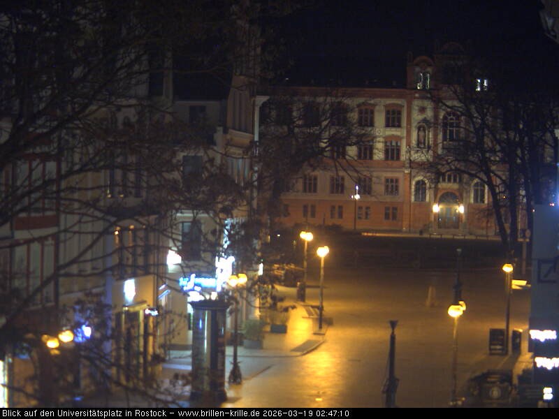 Archived image Webcam Rostock (University square)