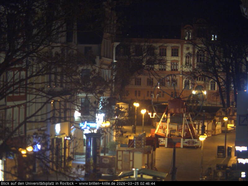 Archiv Foto Webcam Rostock - Universitätsplatz