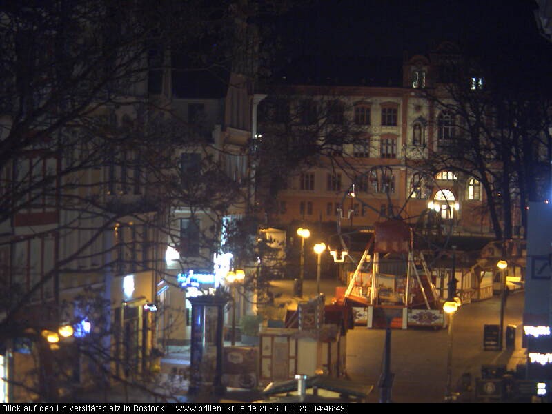 Archiv Foto Webcam Rostock - Universitätsplatz
