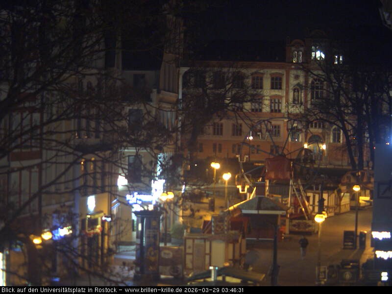 Archiv Foto Webcam Rostock - Universitätsplatz