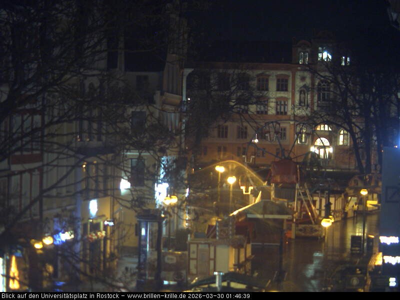 Archiv Foto Webcam Rostock - Universitätsplatz