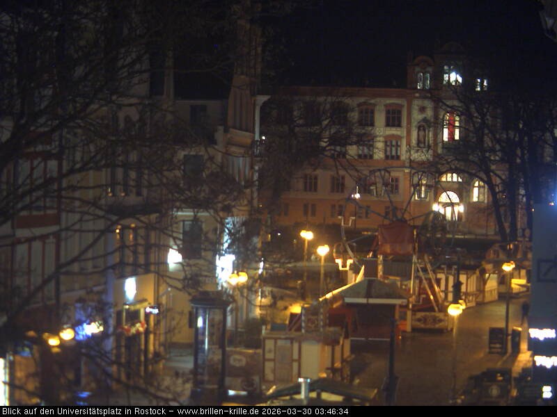 Archiv Foto Webcam Rostock - Universitätsplatz