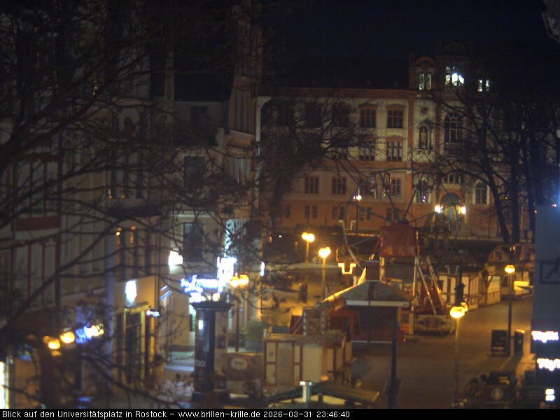 Archiv Foto Webcam Rostock - Universitätsplatz