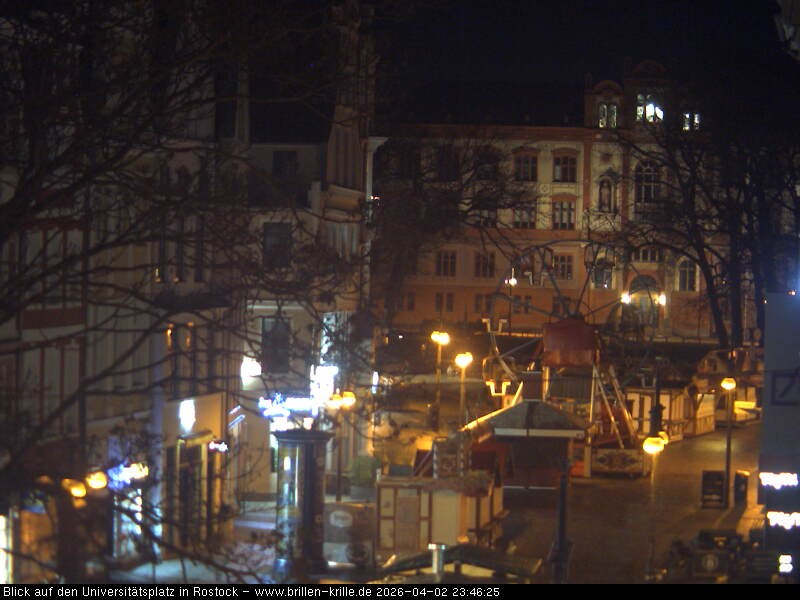 Archived image Webcam Rostock (University square)