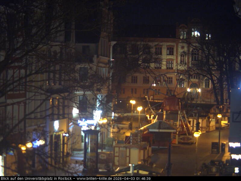 Archived image Webcam Rostock (University square)