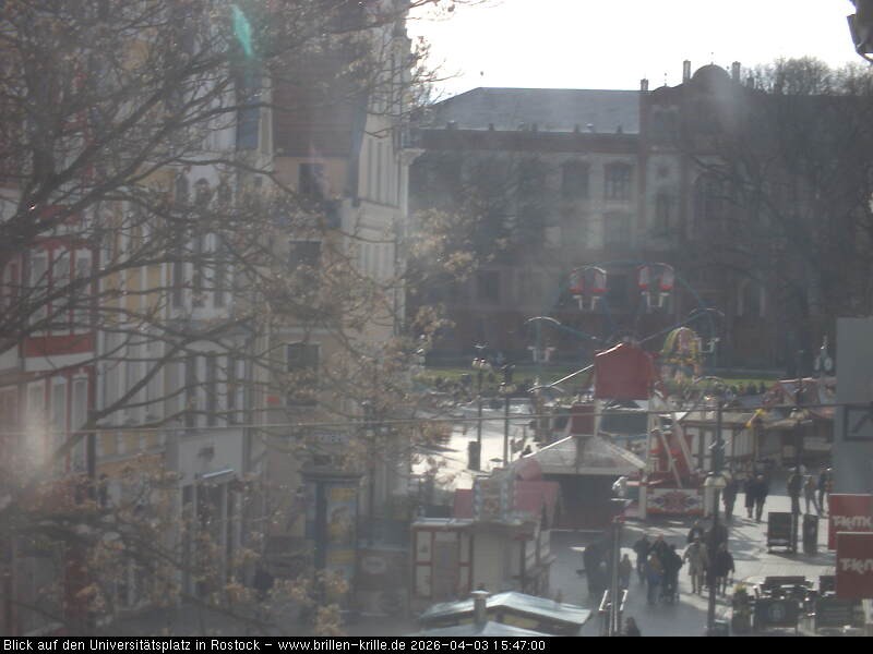 Archived image Webcam Rostock (University square)