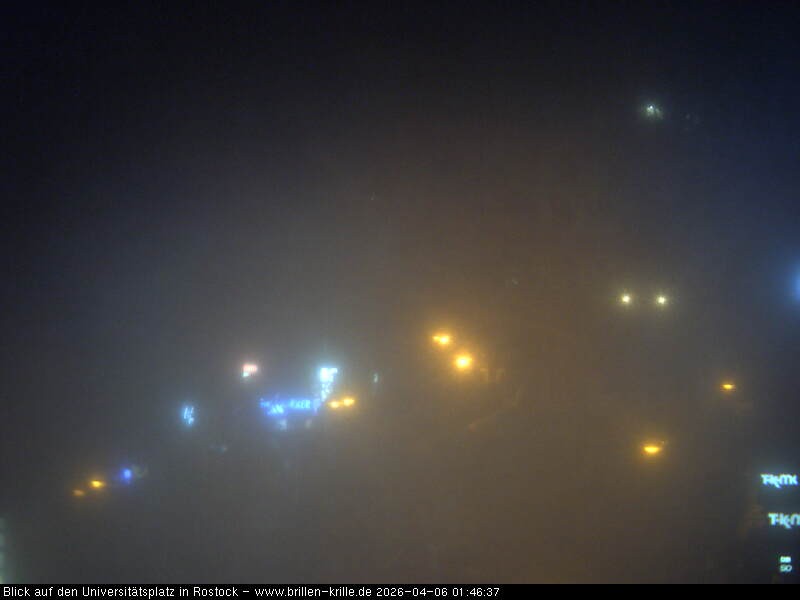 Archiv Foto Webcam Rostock - Universitätsplatz