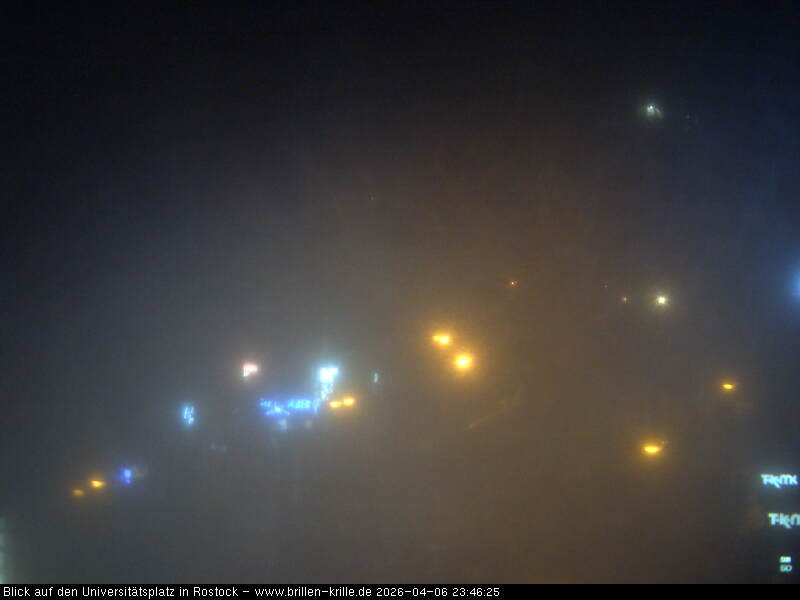 Archived image Webcam Rostock (University square)