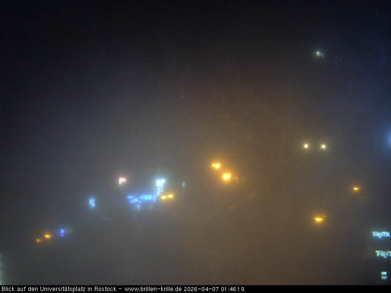 Archived image Webcam Rostock (University square)