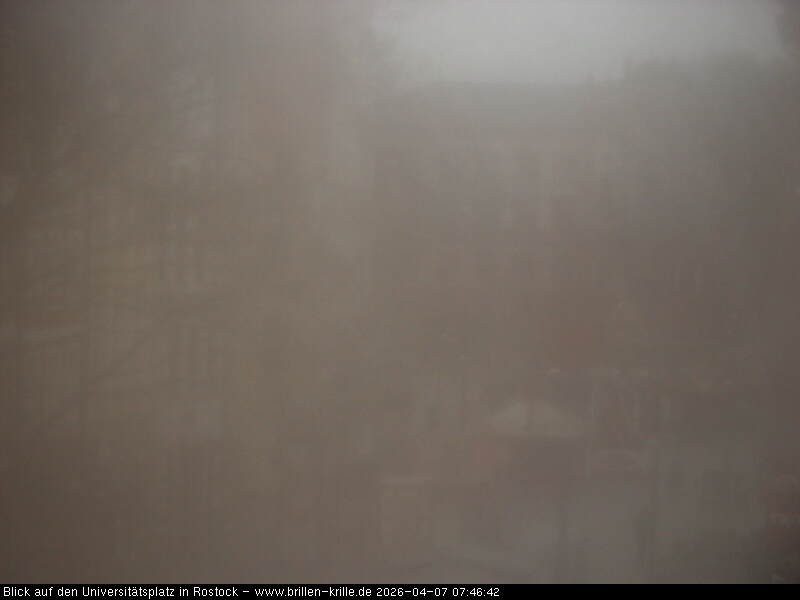 Archived image Webcam Rostock (University square)