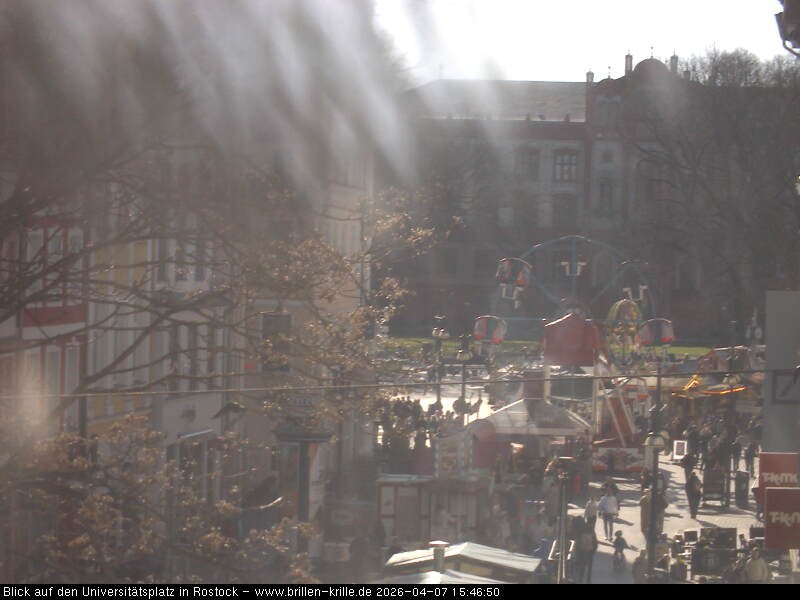Archived image Webcam Rostock (University square)