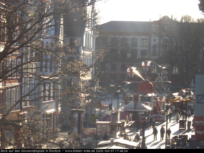 Archived image Webcam Rostock (University square)