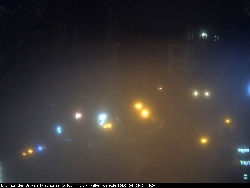 Archiv Foto Webcam Rostock - Universitätsplatz