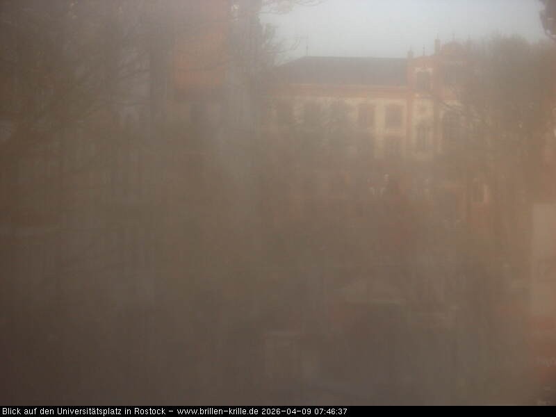 Archiv Foto Webcam Rostock - Universitätsplatz