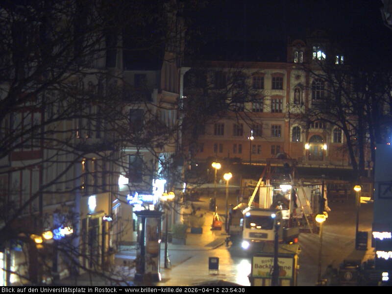 Archived image Webcam Rostock (University square)