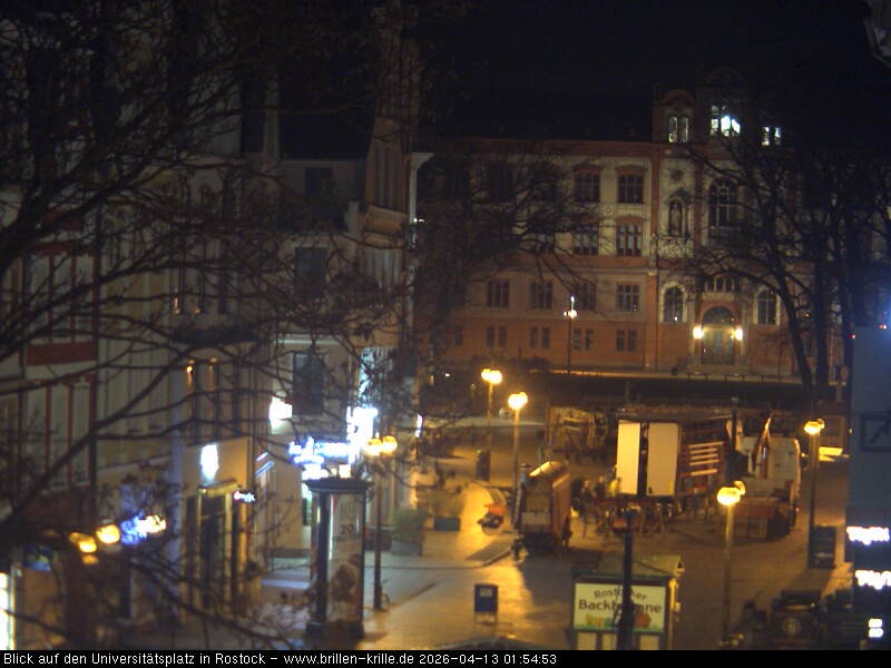 Archived image Webcam Rostock (University square)