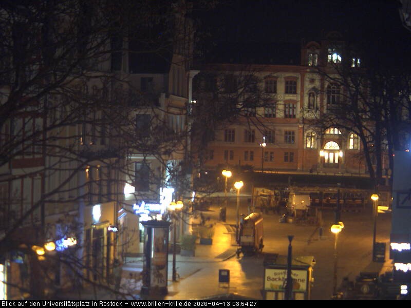 Archiv Foto Webcam Rostock - Universitätsplatz