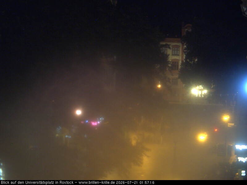 Archiv Foto Webcam Rostock - Universitätsplatz